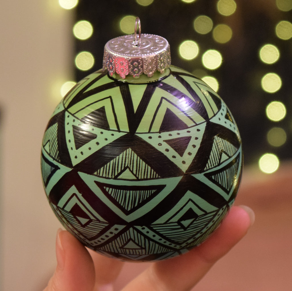 Hand Painted One of a Kind Christmas Ornaments