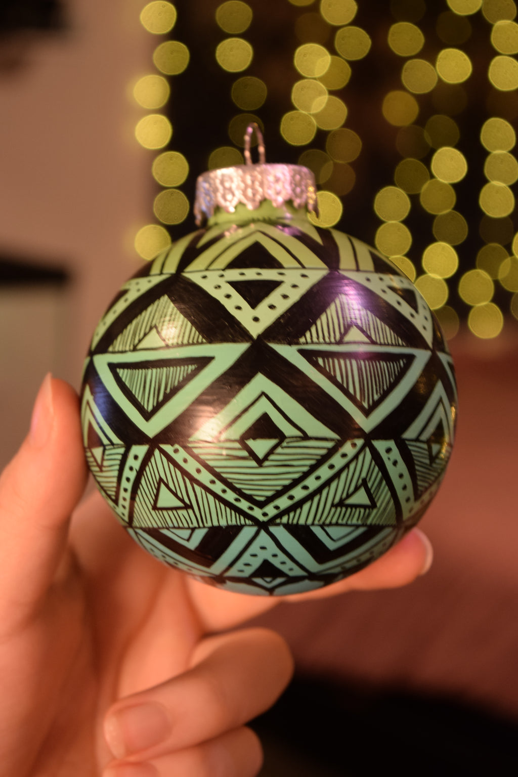 Hand Painted One of a Kind Christmas Ornaments