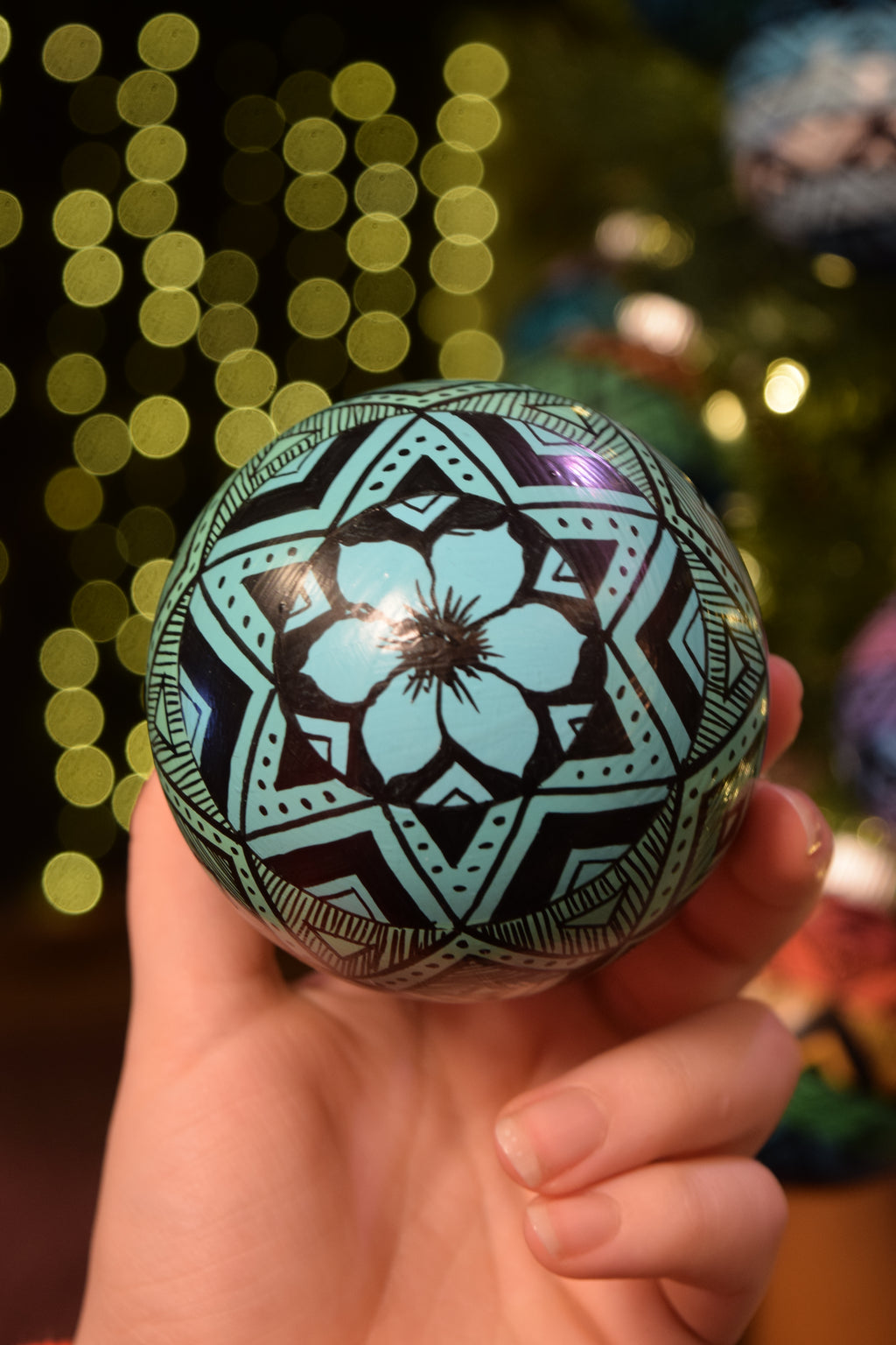 Hand Painted One of a Kind Christmas Ornaments