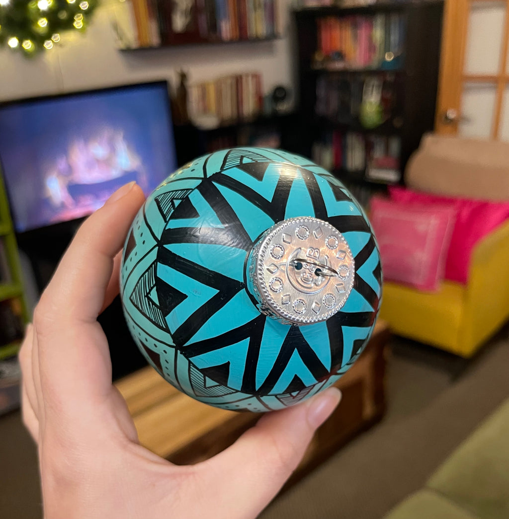 Hand Painted Colorful Christmas Ornament