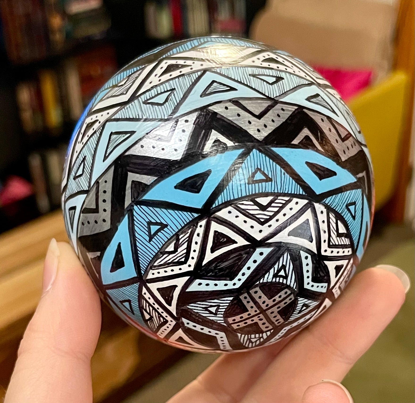 Hand Painted Intricate Colorful Christmas Ornaments
