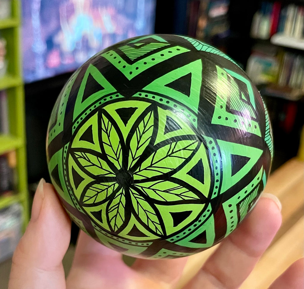 Unique Hand Painted Christmas Ornament