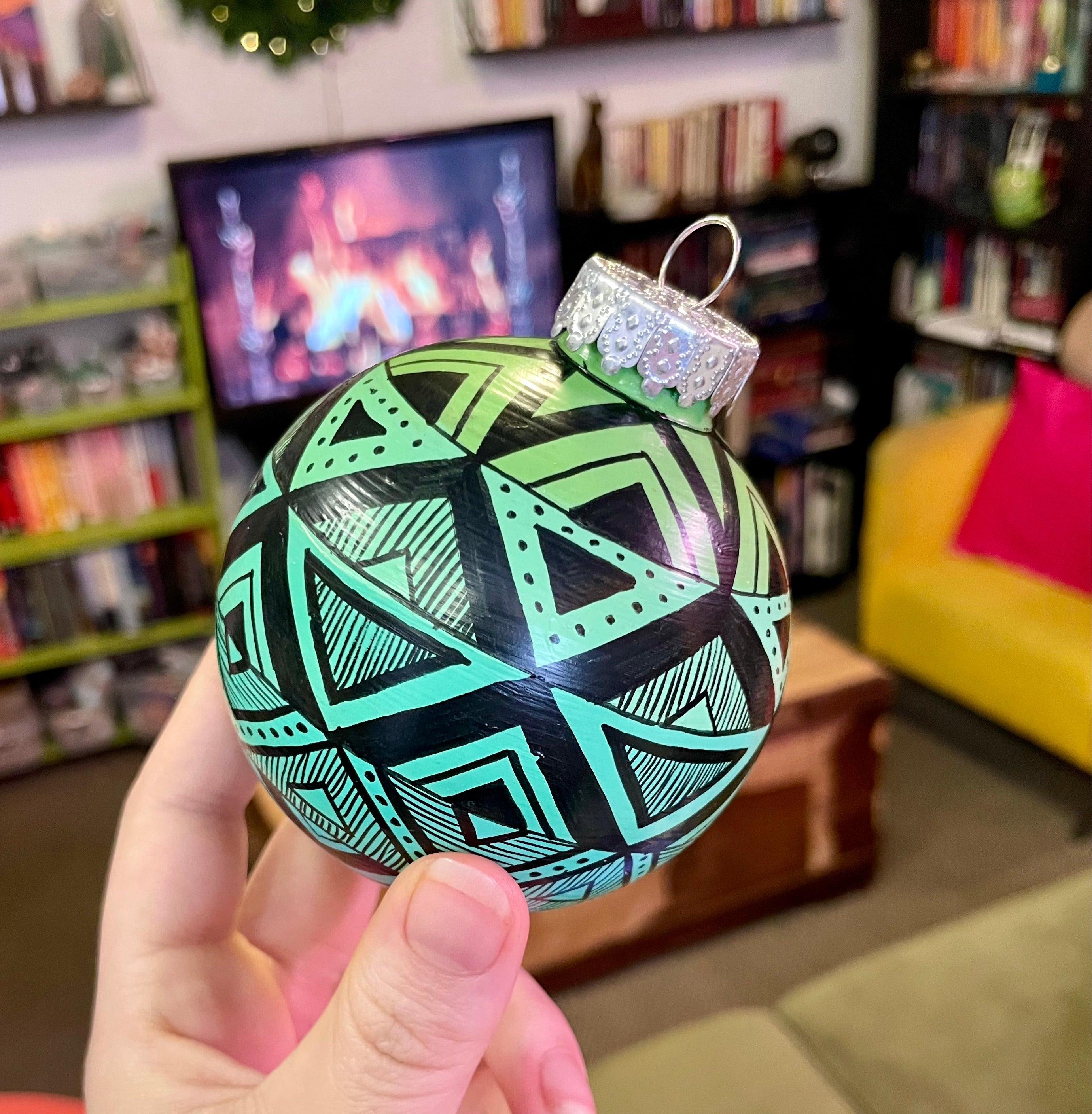 Hand Painted One of a Kind Christmas Ornaments