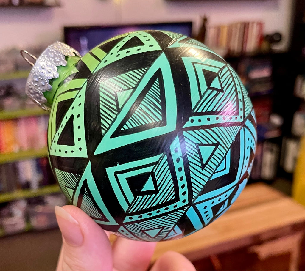 Hand Painted One of a Kind Christmas Ornaments