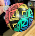 Hand Painted Colorful Christmas Ornament